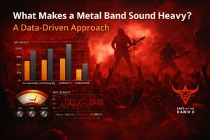 What Makes a Metal Band Sound Heavy? A Data-Driven Approach